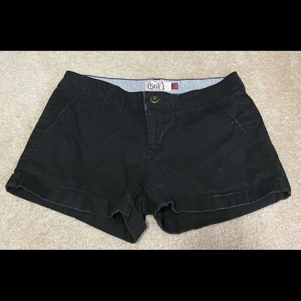 Black shorts